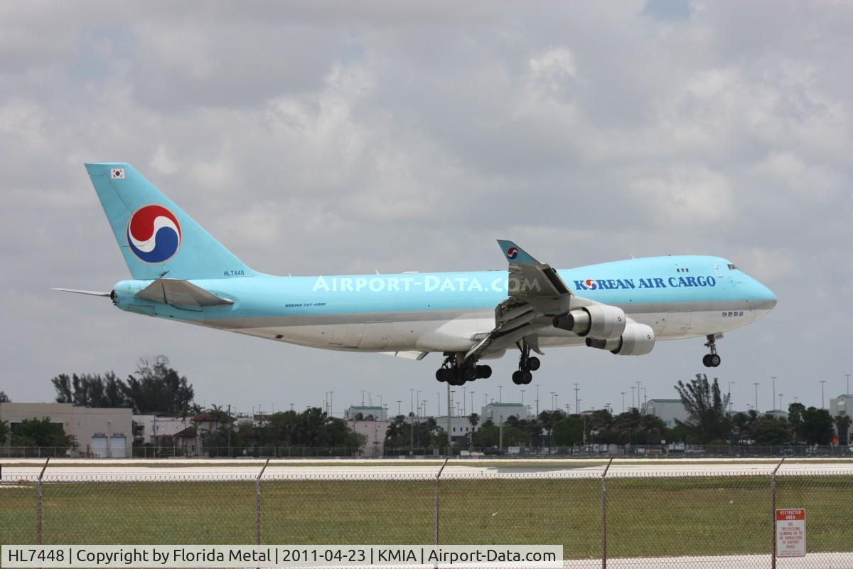 HL7448, 2000 Boeing 747-4B5F C/N 26416, MIA spotting