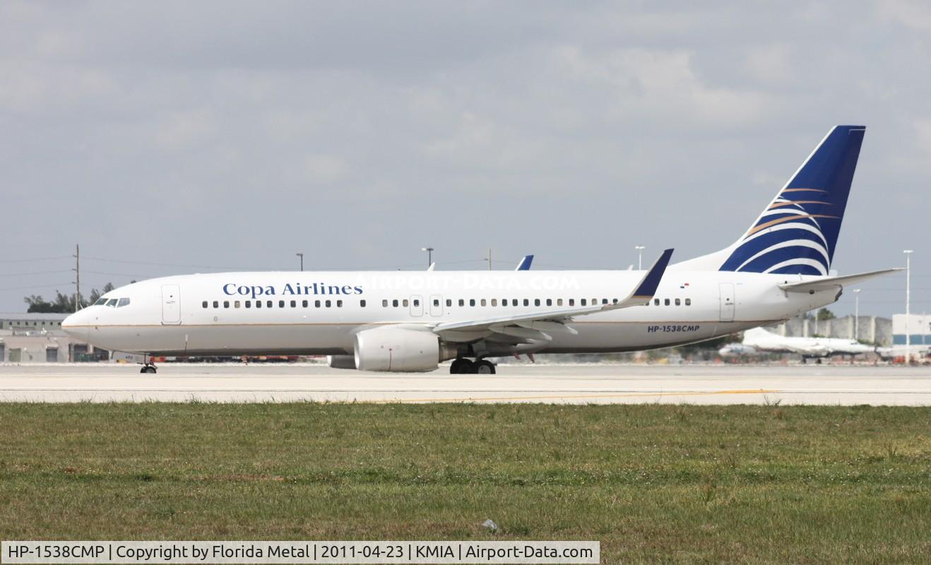 HP-1538CMP, 2009 Boeing 737-8V3 C/N 36554, MIA spotting