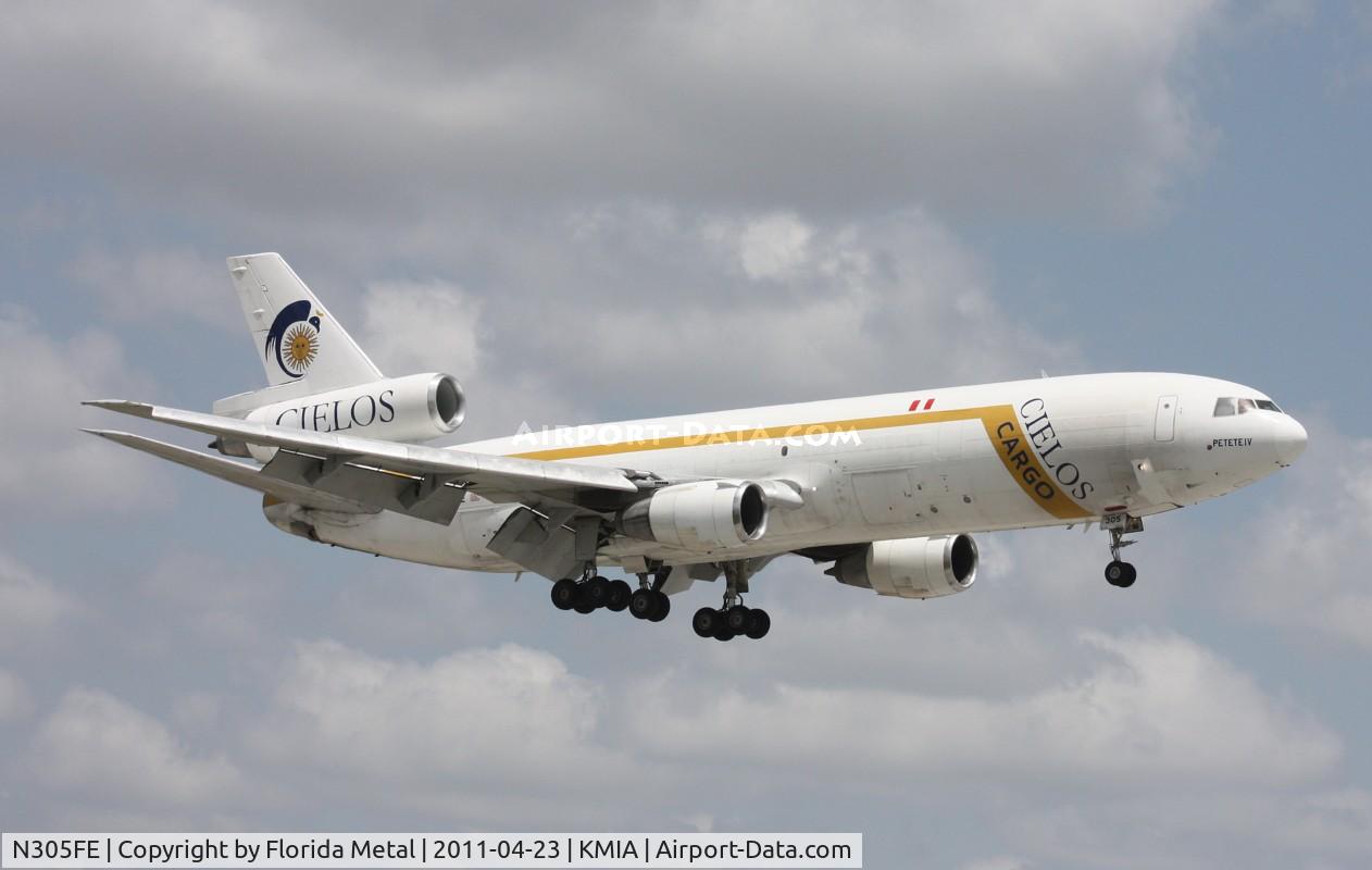 N305FE, 1980 Douglas DC-10-30F C/N 47870, MIA spotting