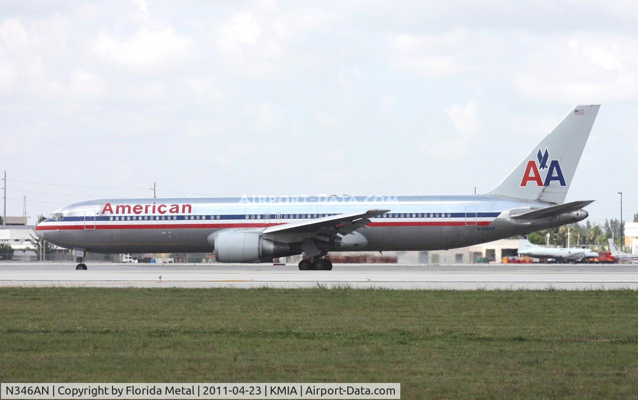 N346AN, 2003 Boeing 767-323 C/N 33085, MIA spotting