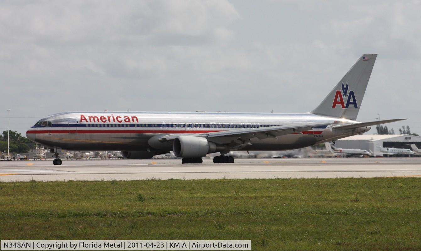 N348AN, 2003 Boeing 767-323/ER C/N 33087, MIA spotting