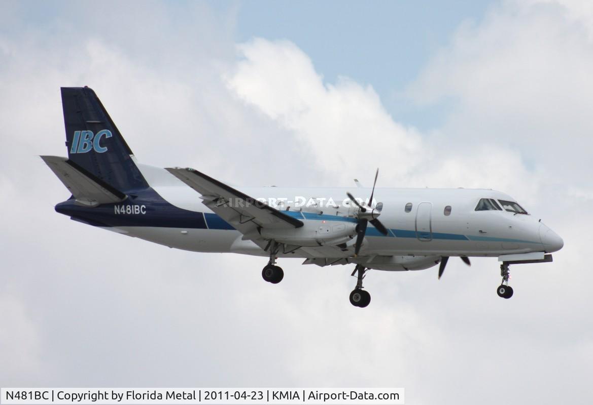 N481BC, 1991 Saab 340B C/N 340B-274, MIA spotting