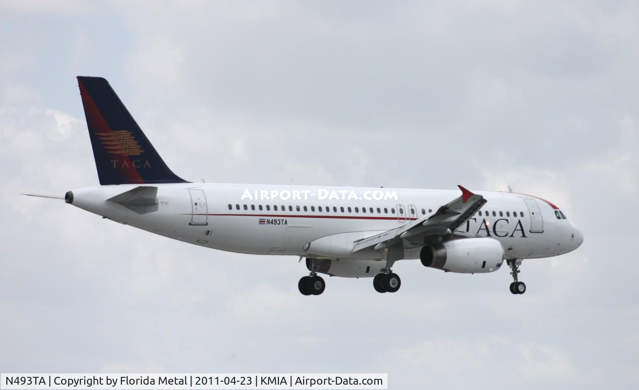 N493TA, 2006 Airbus A320-233 C/N 2917, MIA spotting