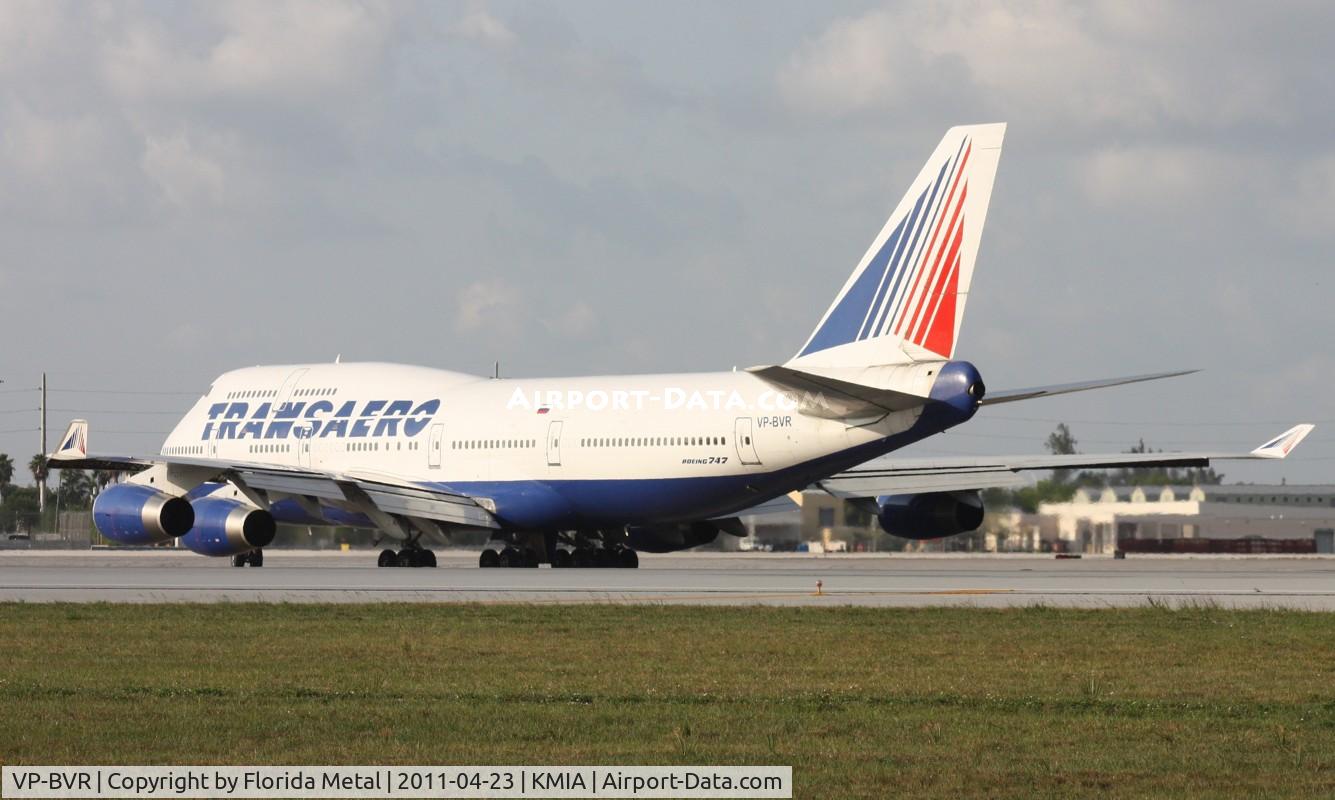 VP-BVR, 1992 Boeing 747-444 C/N 26637, MIA spotting