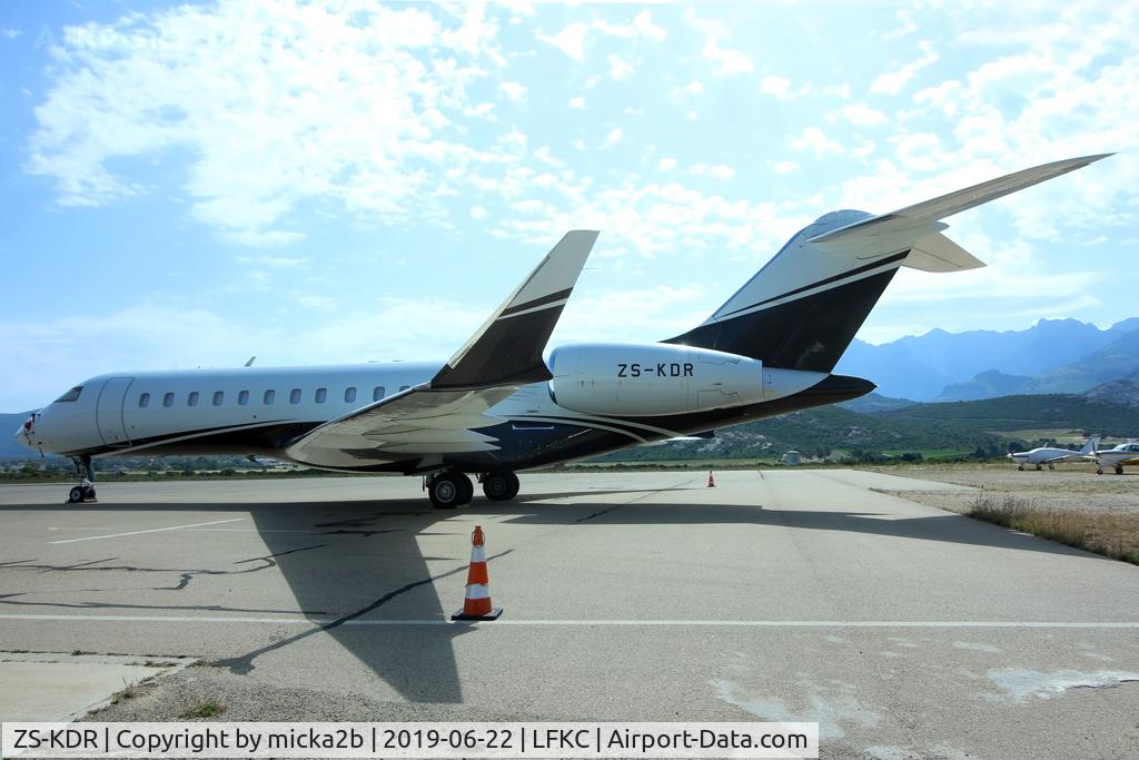 ZS-KDR, Bombardier Global Express (BD-700-1A10) C/N 9023, Parked