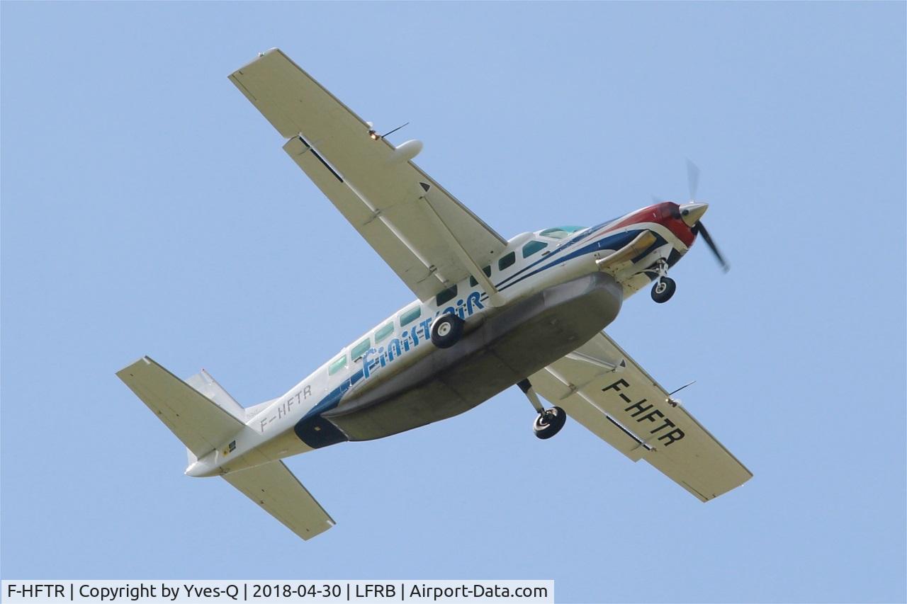 F-HFTR, 2008 Cessna 208B Grand Caravan C/N 208B-2041, Cessna 208B Grand Caravan, Take off rwy 07R, Brest-Bretagne Airport (LFRB-BES)