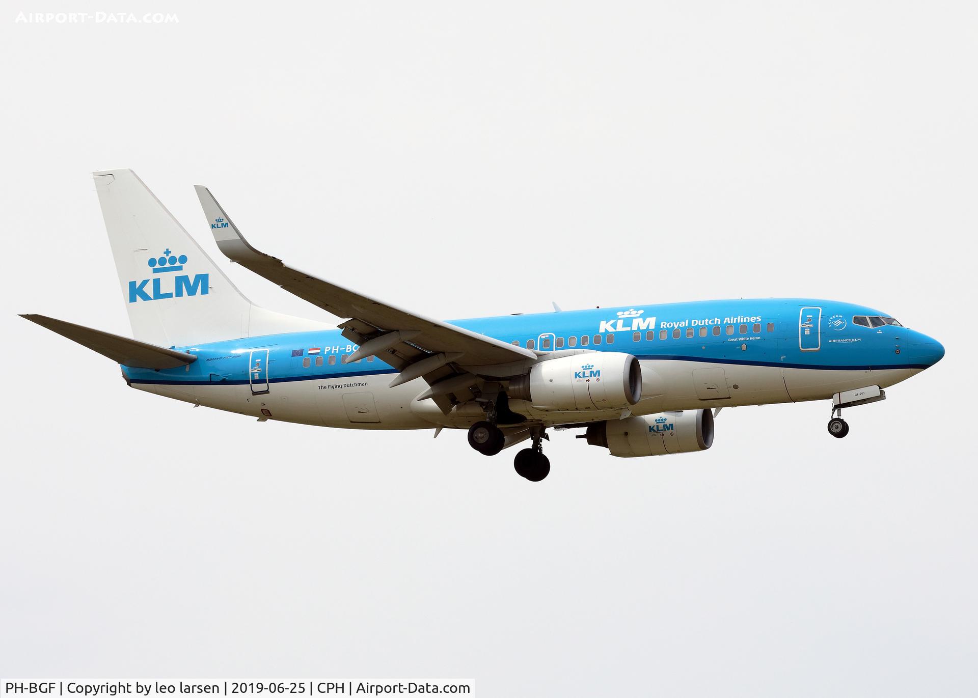 PH-BGF, 2008 Boeing 737-7K2 C/N 30365, Copenhagen 25.6.2019