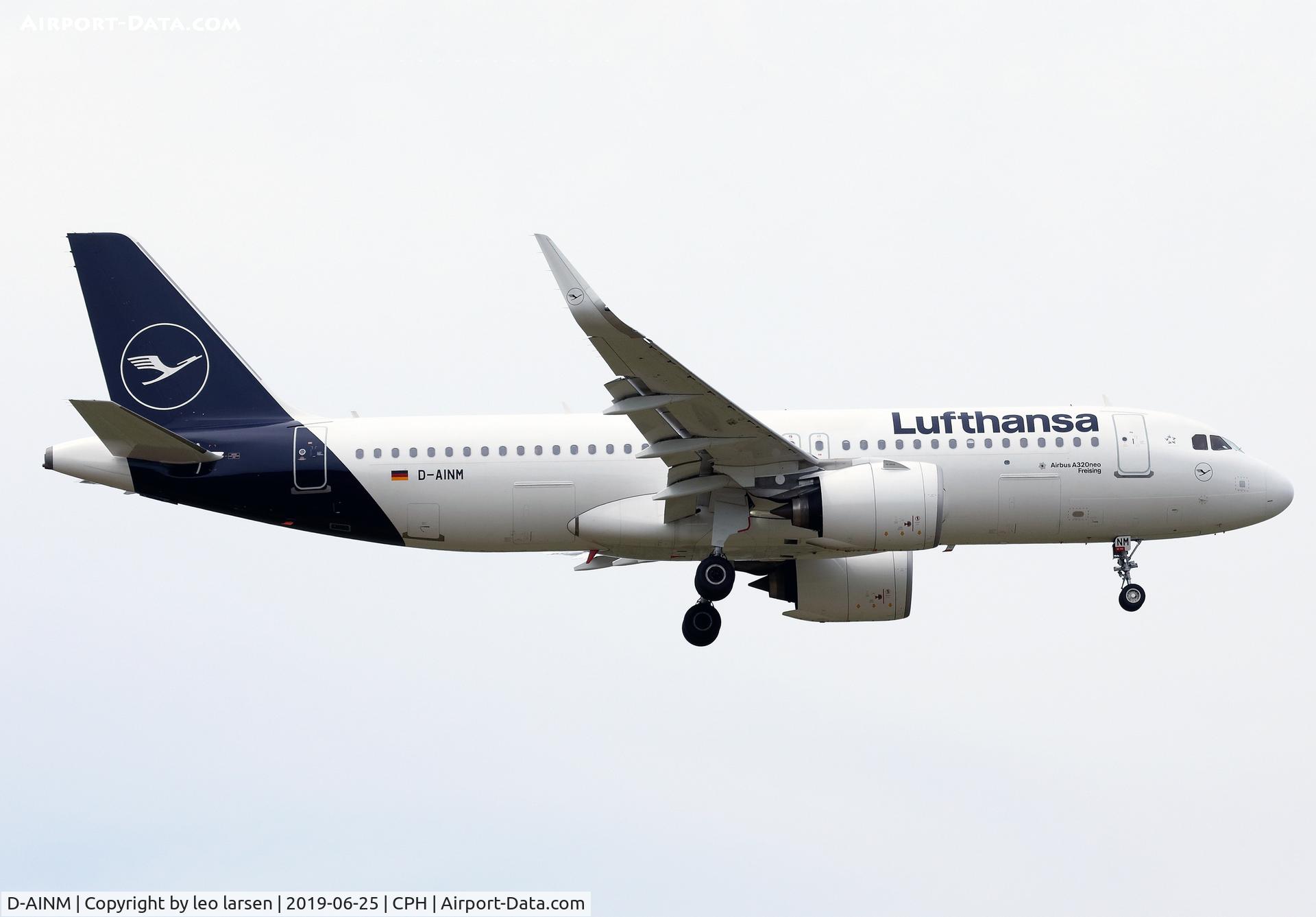 D-AINM, 2018 Airbus A320-271NEO C/N 8456, Copenhagen 25.6.2019
