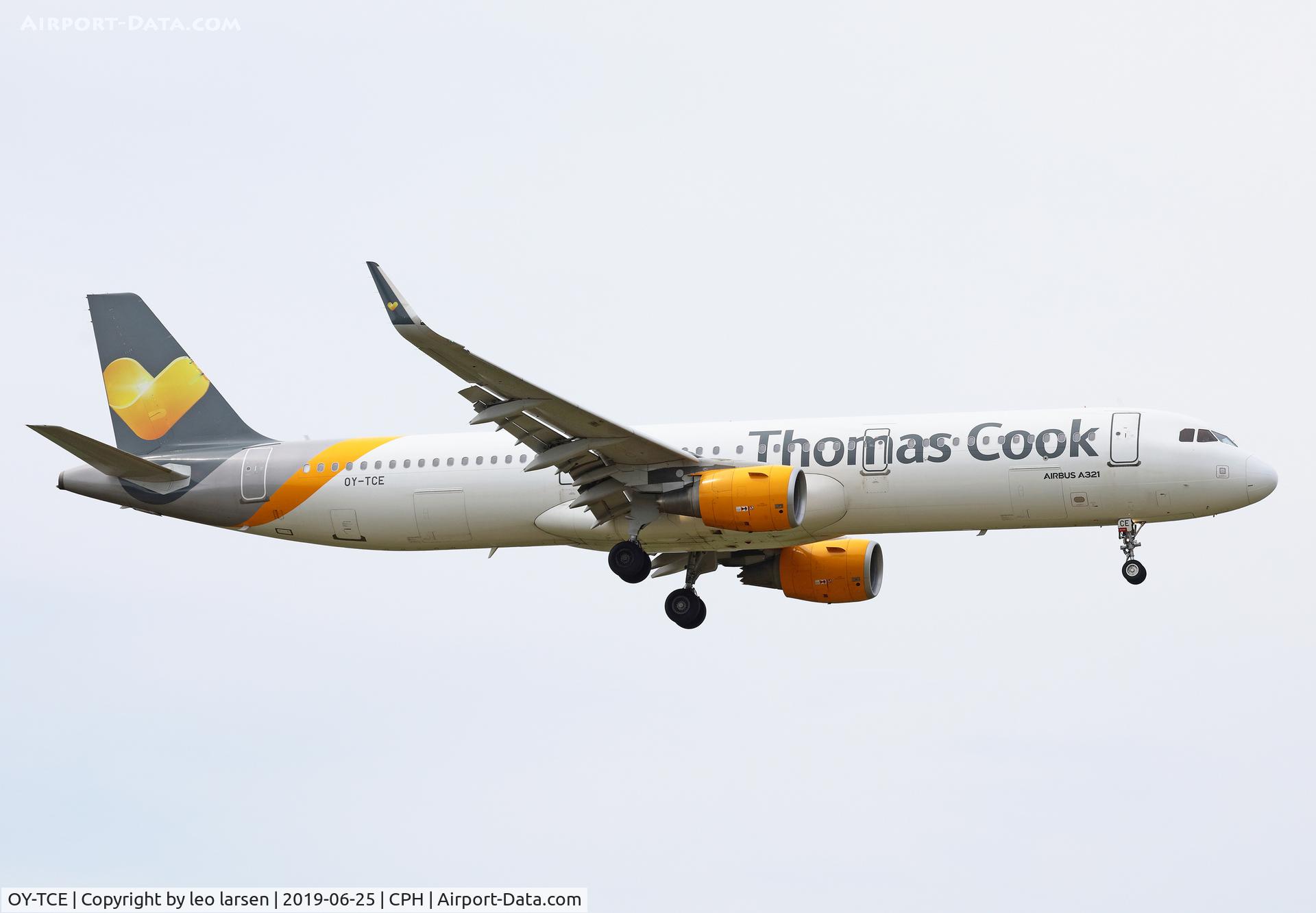OY-TCE, 2014 Airbus A321-211 C/N 6342, Copenhagen 25.6.2019