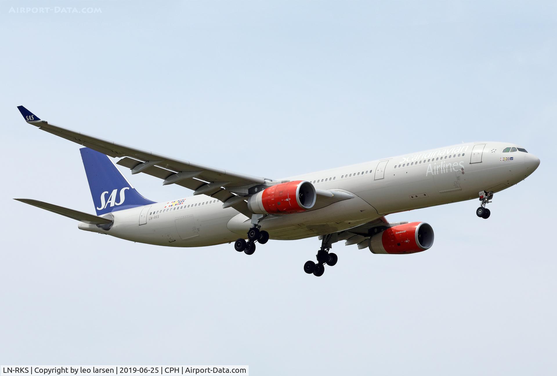 LN-RKS, 2015 Airbus A330-343E C/N 1665, Copenhagen 25.6.2019