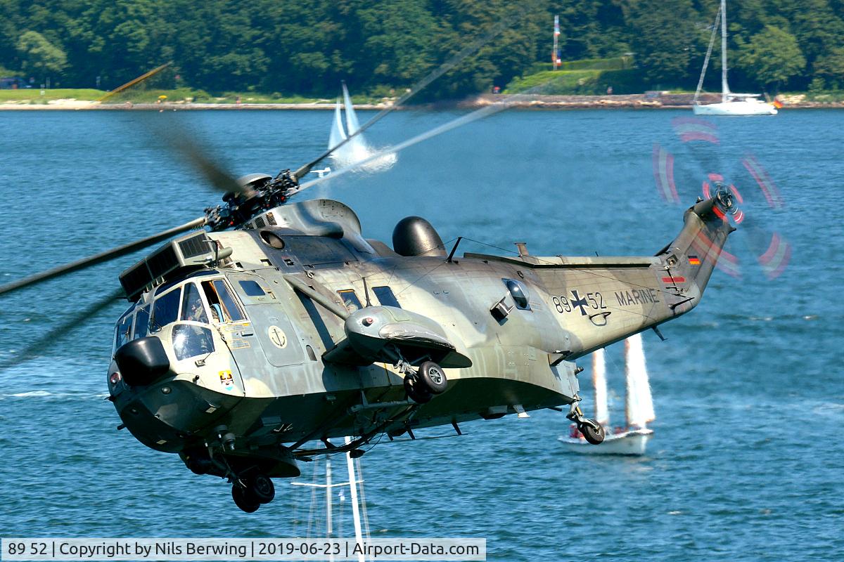 89 52, Westland Sea King Mk.41 C/N WA756/75, 89+52 in flight above the 