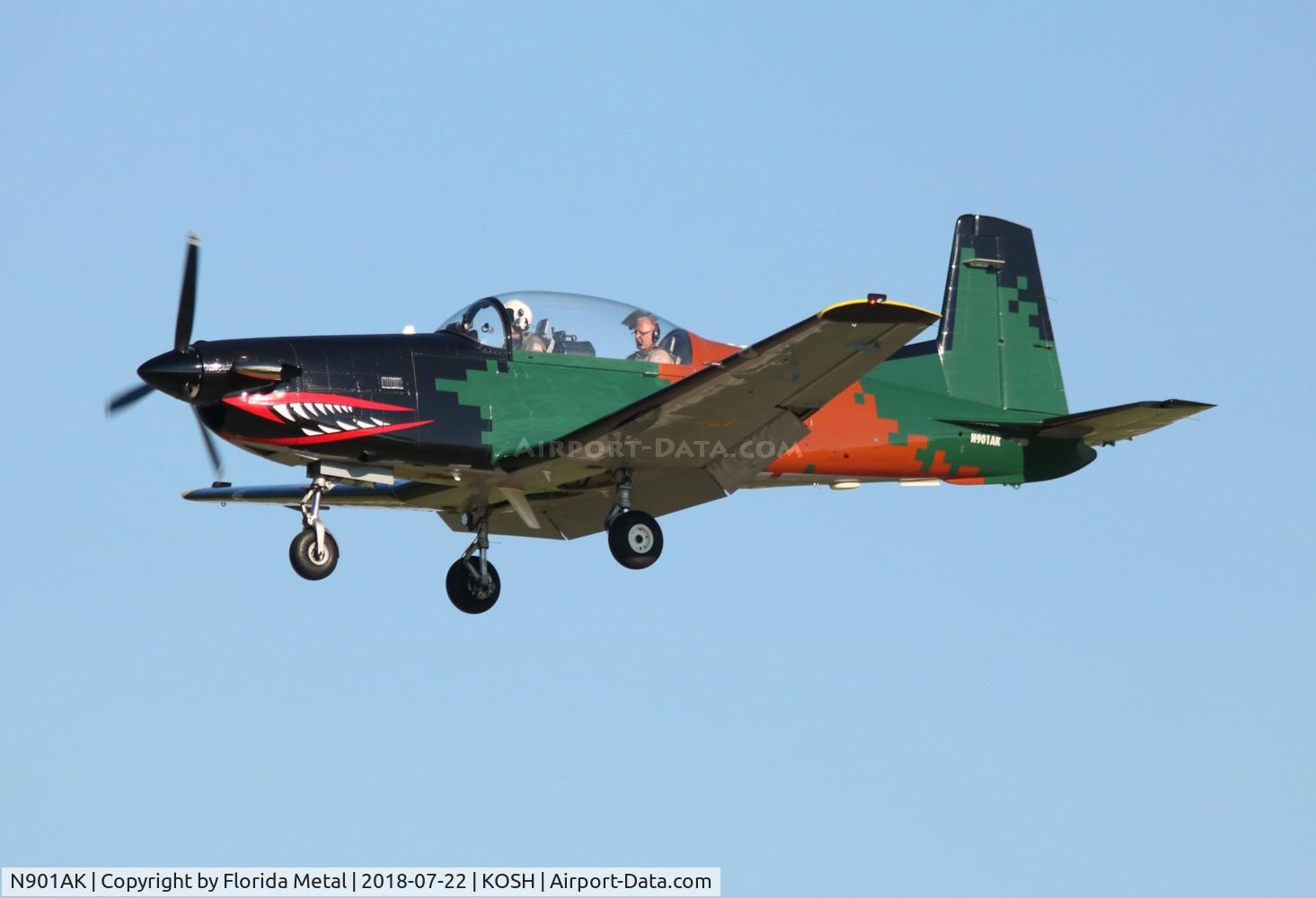N901AK, 2000 Pilatus PC-7 C/N 616, Air Venture 2018
