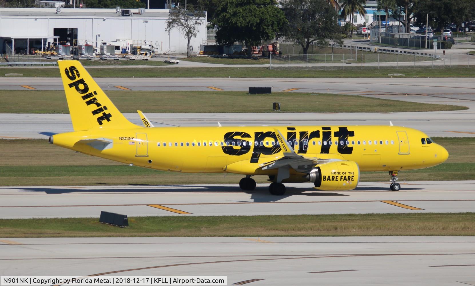 N901NK, 2015 Airbus A320-271NEO C/N 6833, FLL spotting