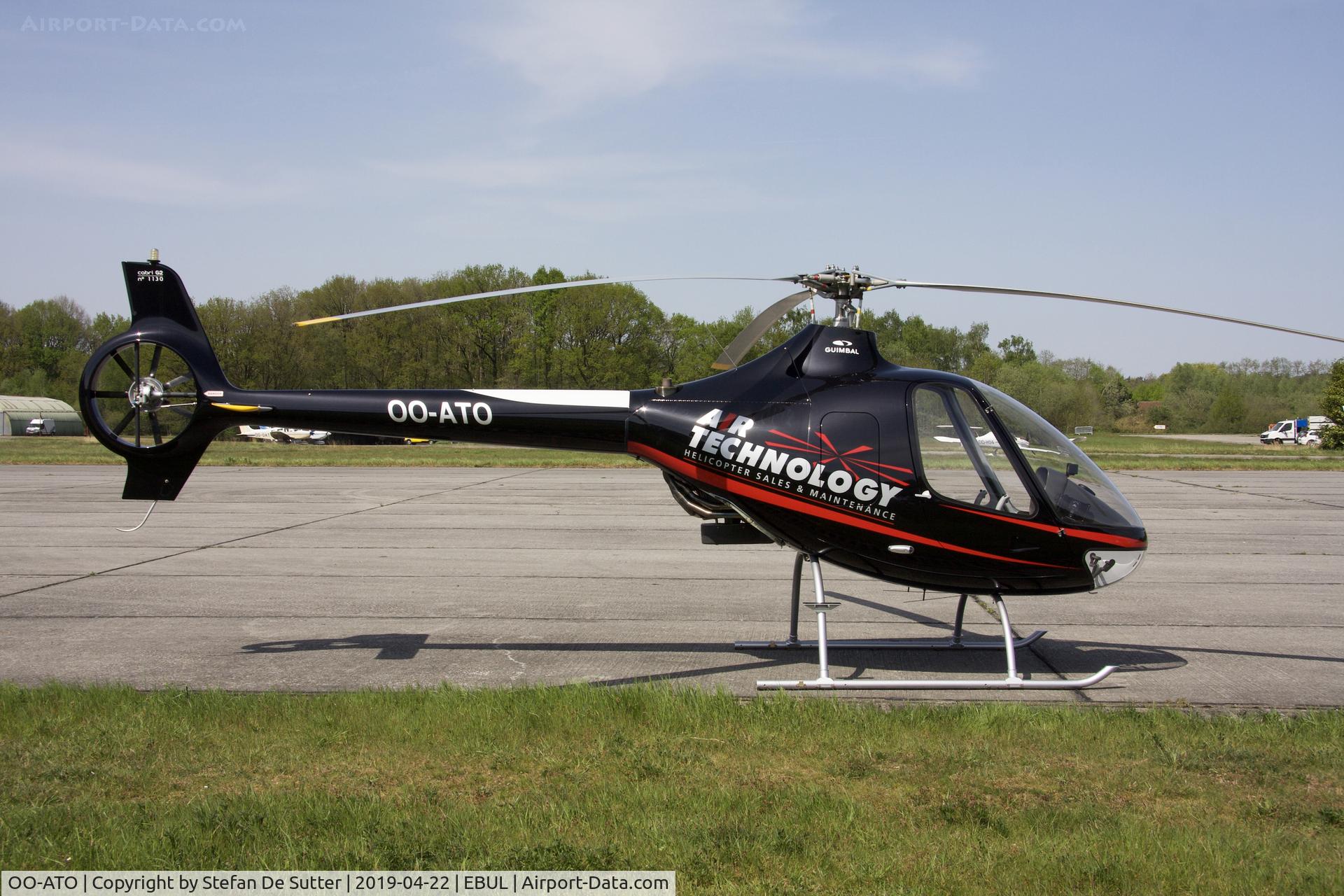 OO-ATO, 2015 Guimbal Cabri G2 C/N 1130, @ EBUL.