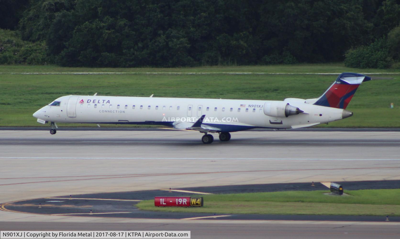 N901XJ, 2007 Bombardier CRJ-900ER (CL-600-2D24) C/N 15130, TPA spotting