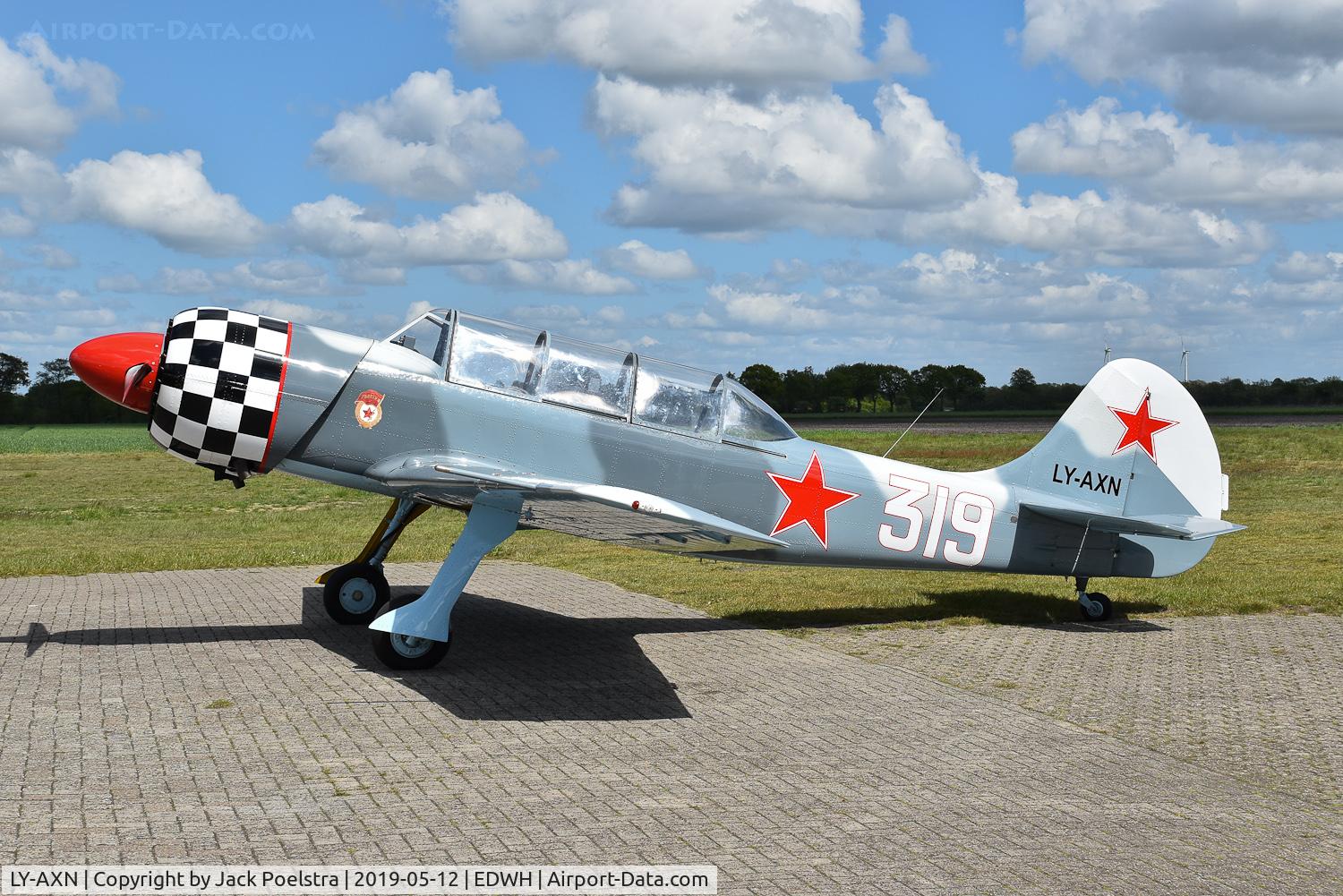LY-AXN, Yakovlev Yak-52 C/N 889204, LY-AXN Based at Oldenburg-Hatten