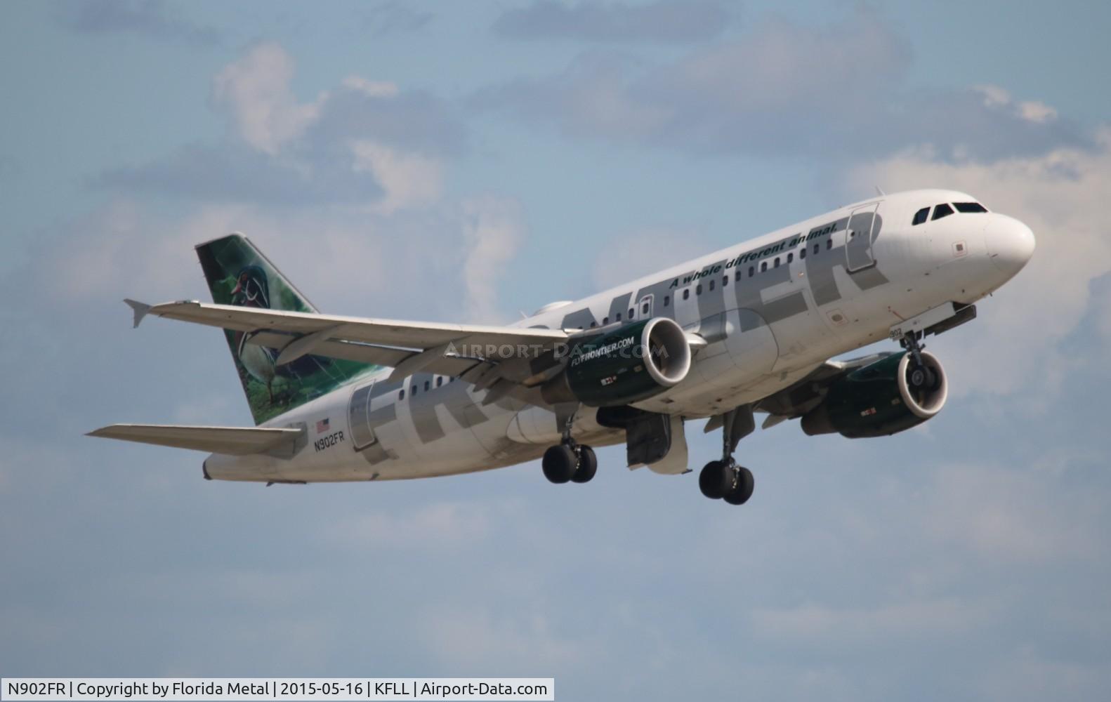 N902FR, 2001 Airbus A319-111 C/N 1515, FLL spotting