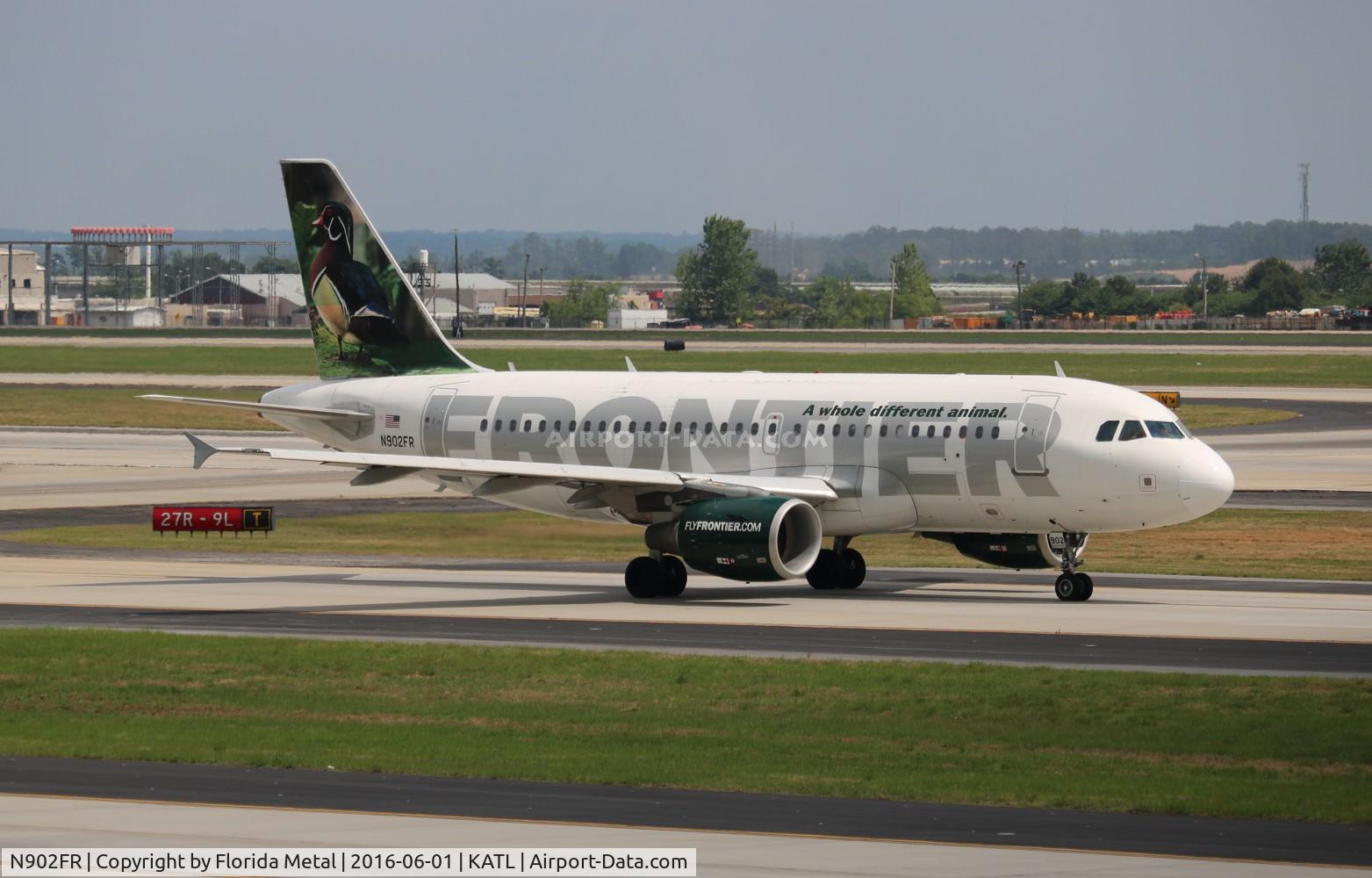 N902FR, 2001 Airbus A319-111 C/N 1515, ATL spotting