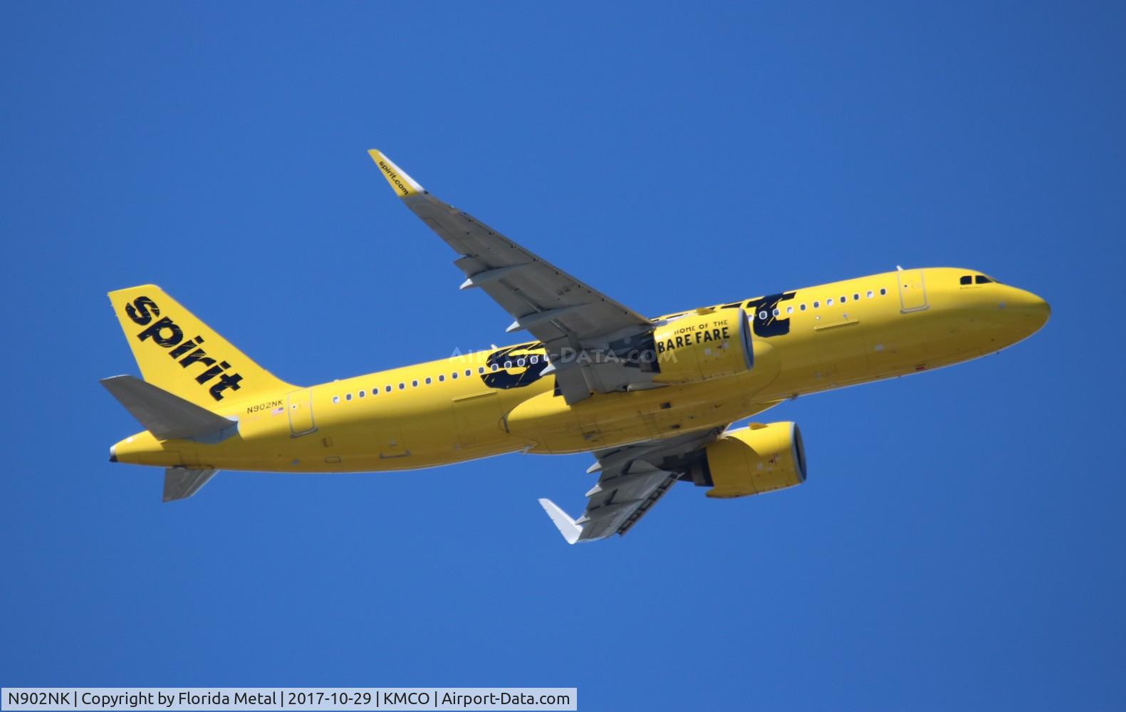 N902NK, 2016 Airbus A320-271N C/N 6907, MCO spotting