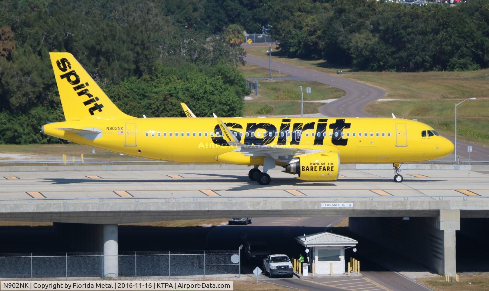 N902NK, 2016 Airbus A320-271N C/N 6907, Spirit