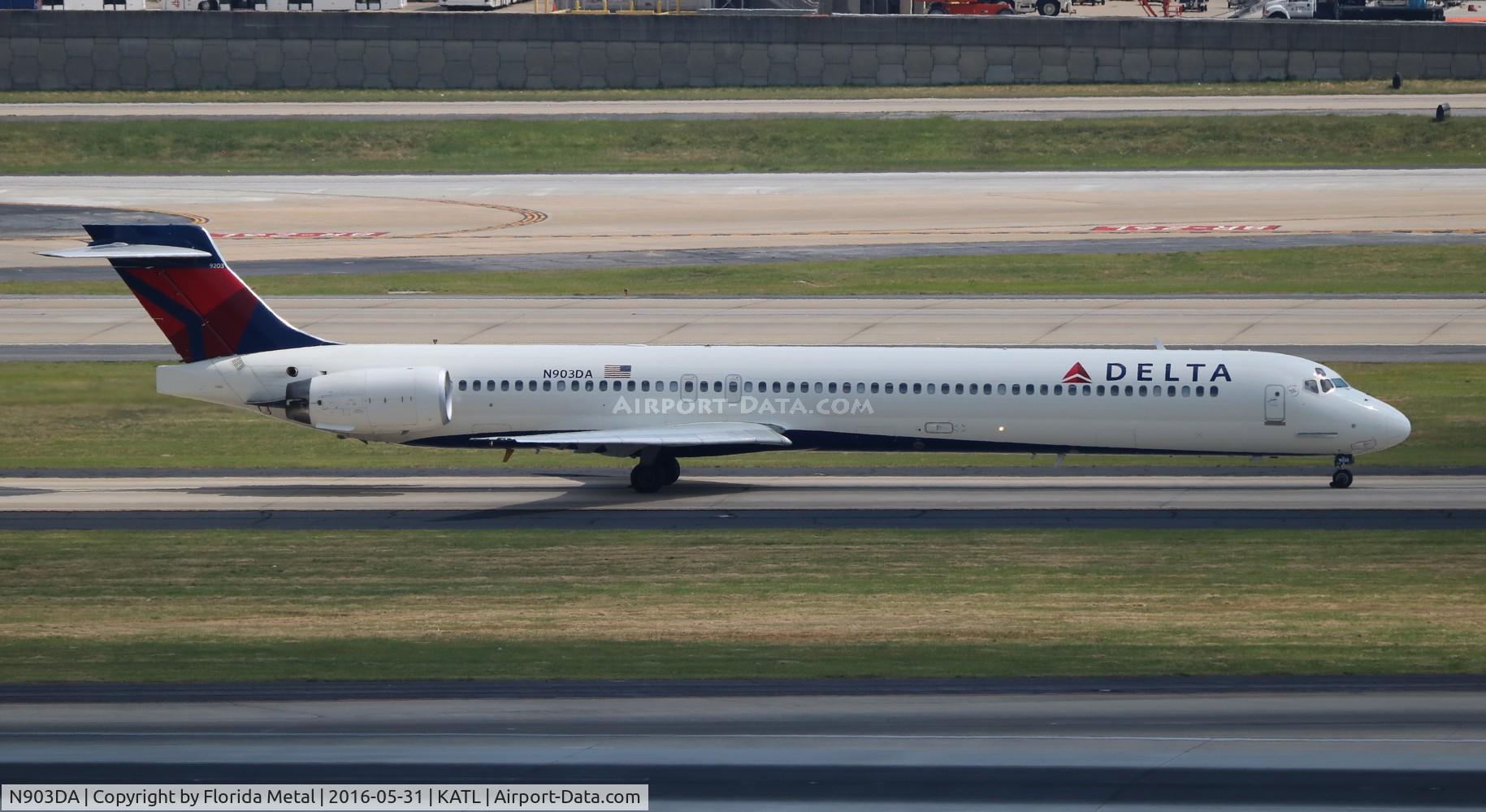 N903DA, 1995 McDonnell Douglas MD-90-30 C/N 53383, ATL spotting