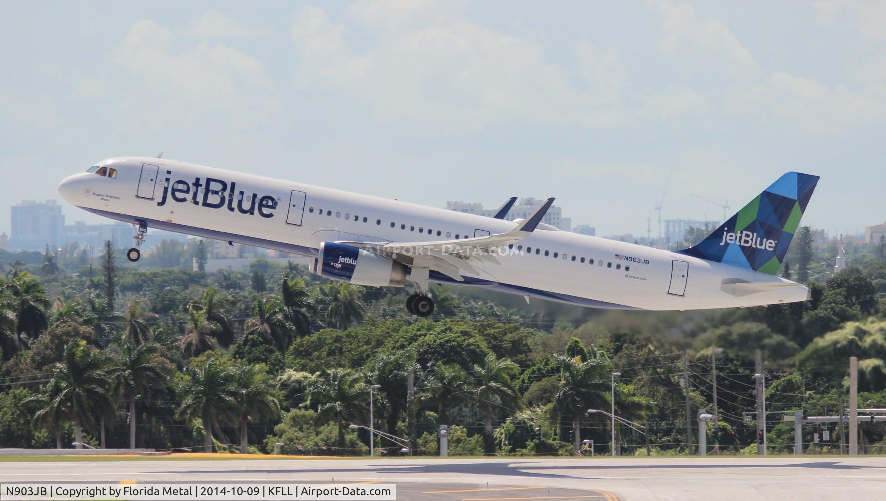 N903JB, 2013 Airbus A321-231 C/N 5783, FLL spotting