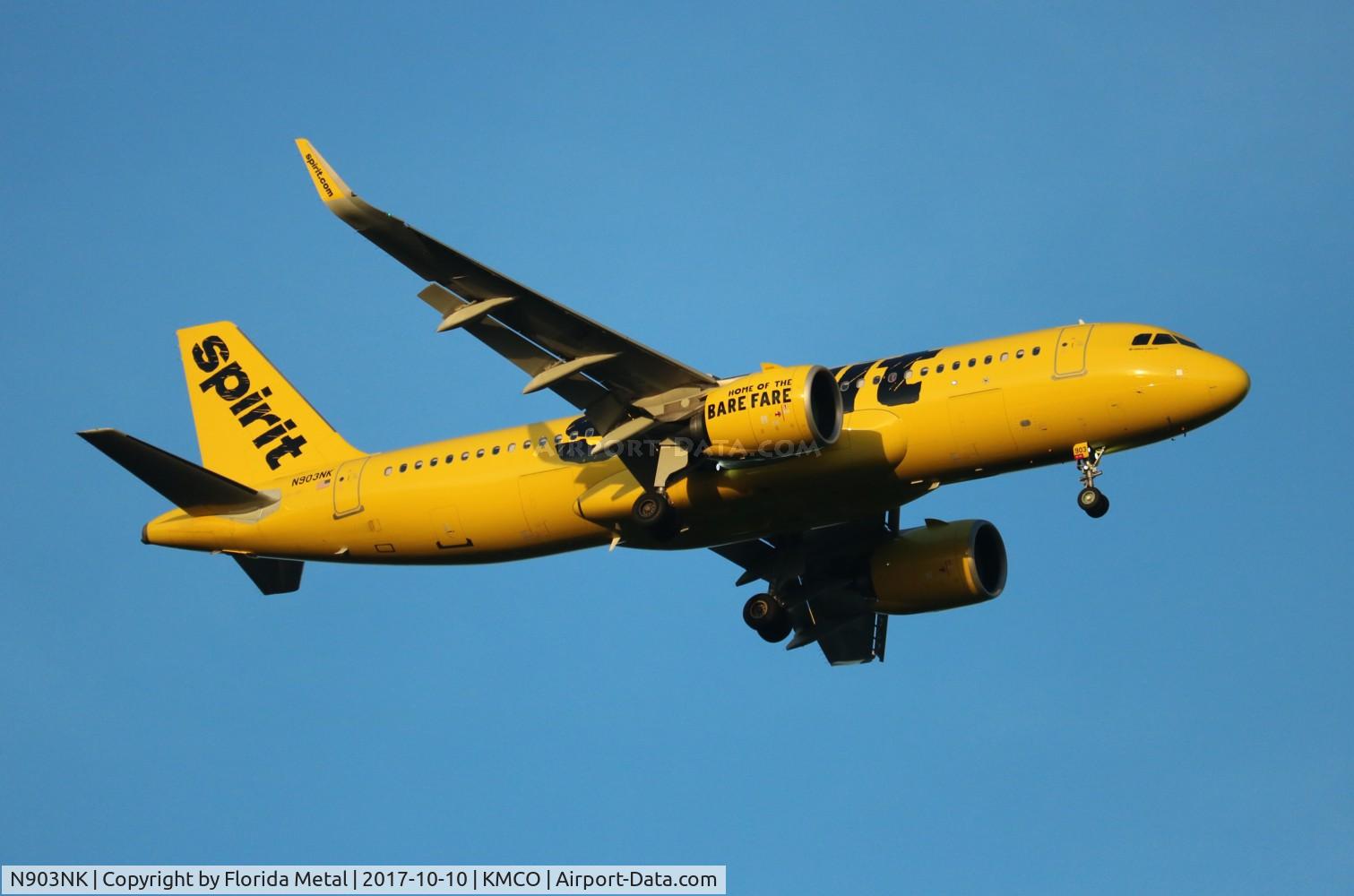 N903NK, 2016 Airbus A320-271N C/N 7011, Spirit