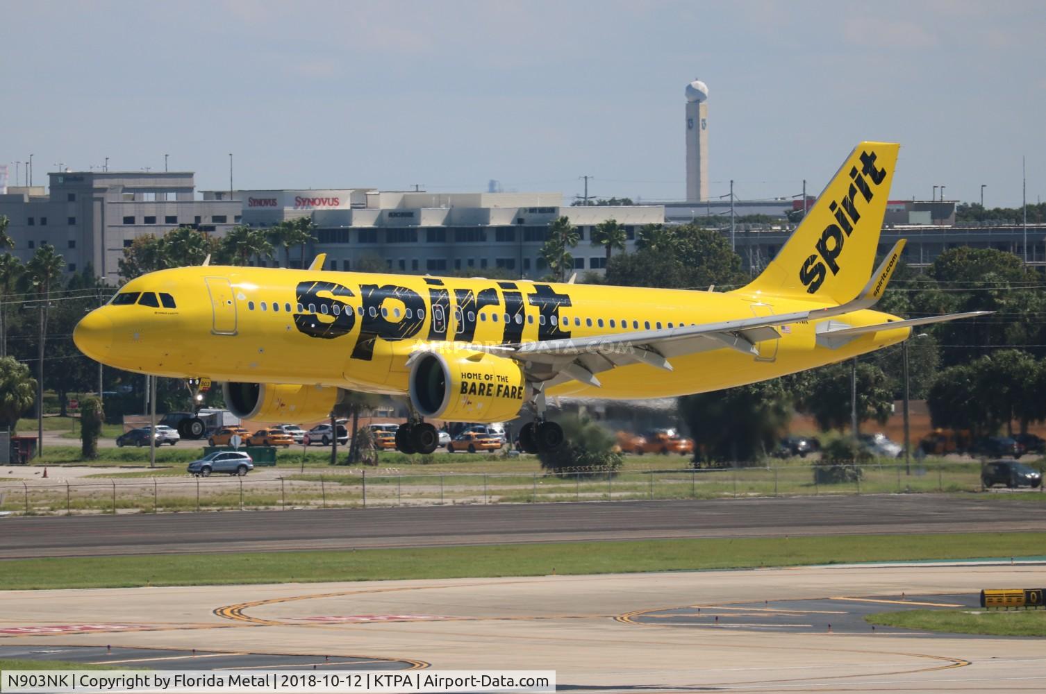 N903NK, 2016 Airbus A320-271N C/N 7011, TPA spotting