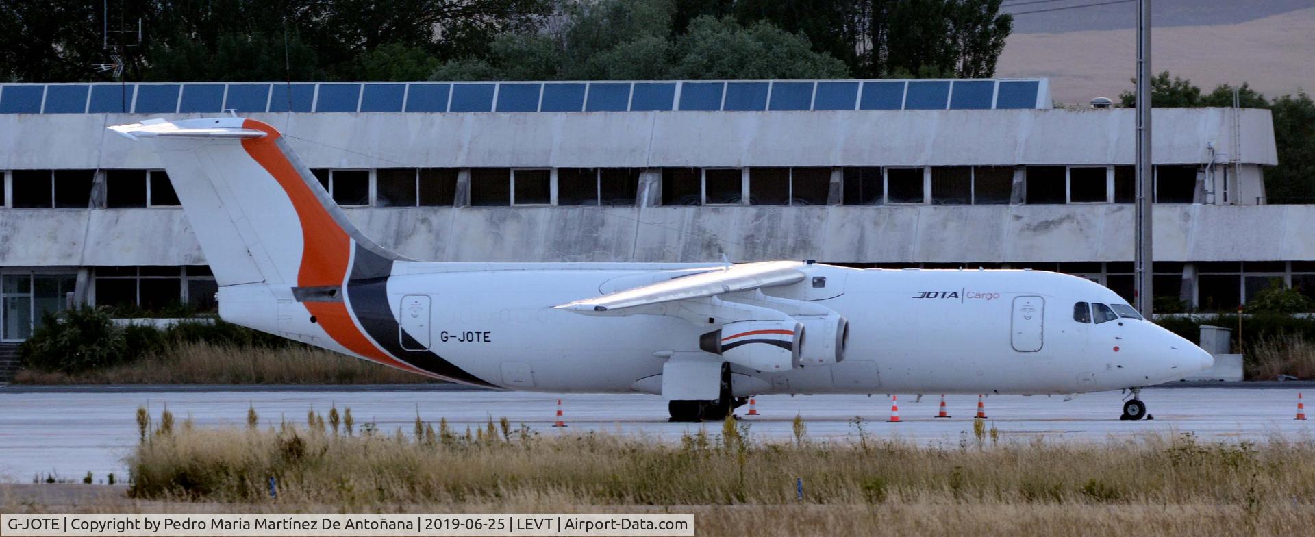 G-JOTE, 1990 British Aerospace BAe-146-300QT Quiet Trader C/N E3182, Aeropuerto de Foronda - Vitoria-Gasteiz - Euskadi - España