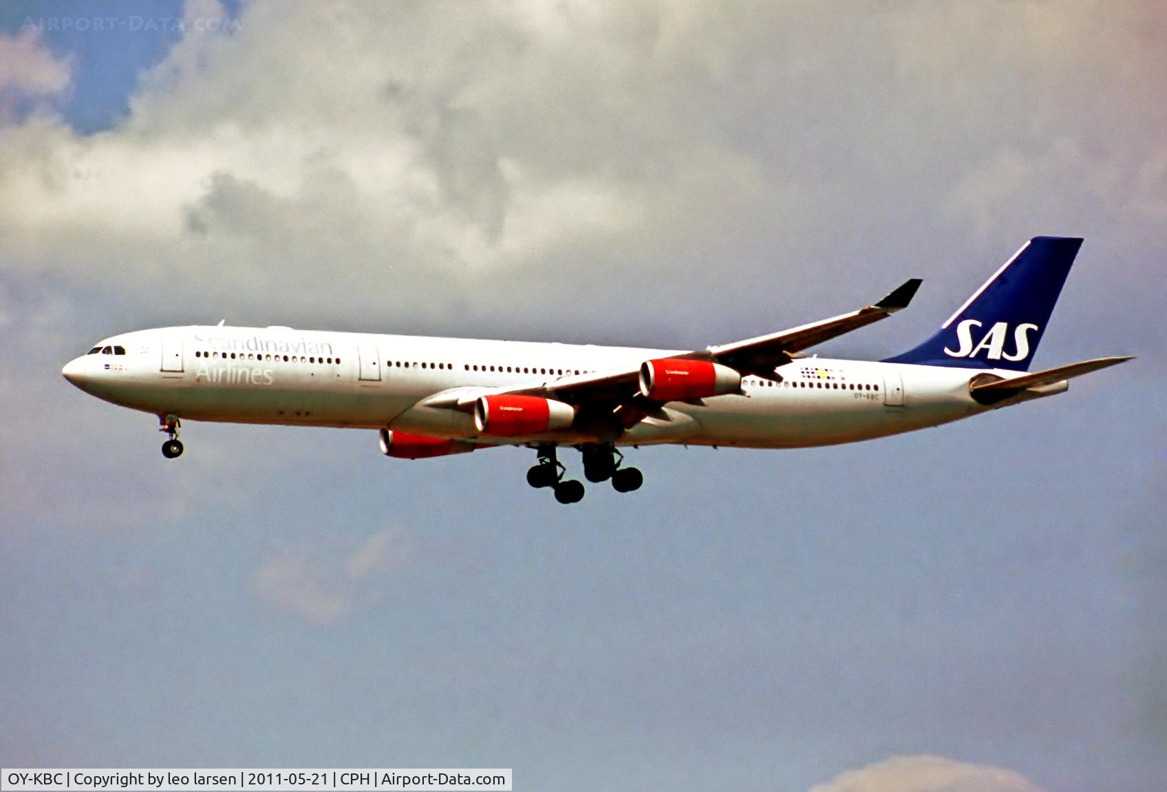OY-KBC, 2002 Airbus A340-313X C/N 467, Copenhagen 16.5.2011