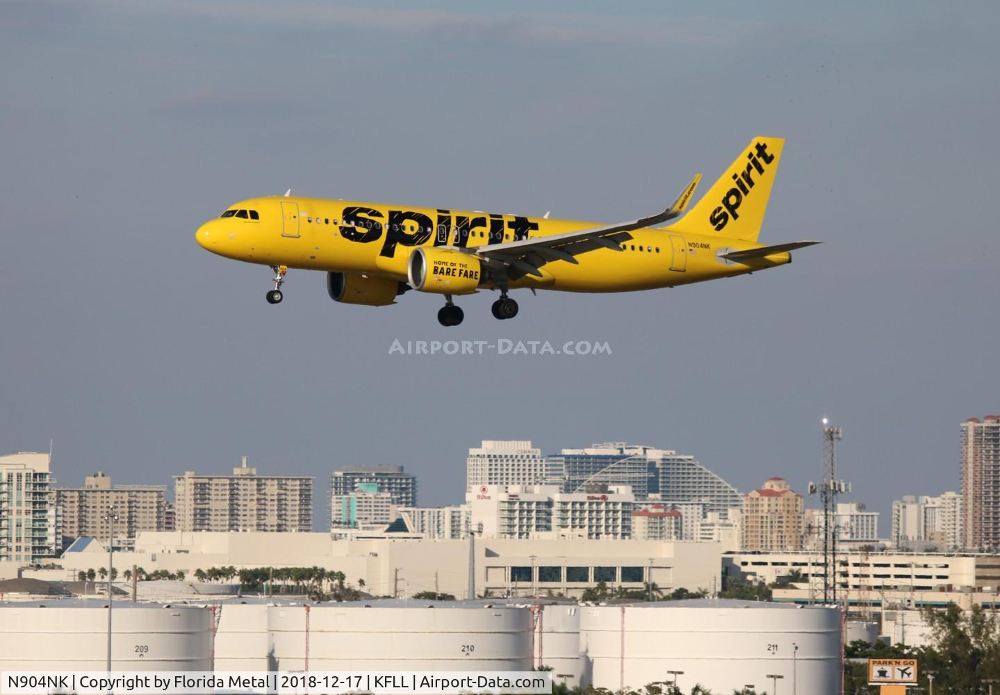 N904NK, 2016 Airbus A320-271N C/N 7094, Spirit