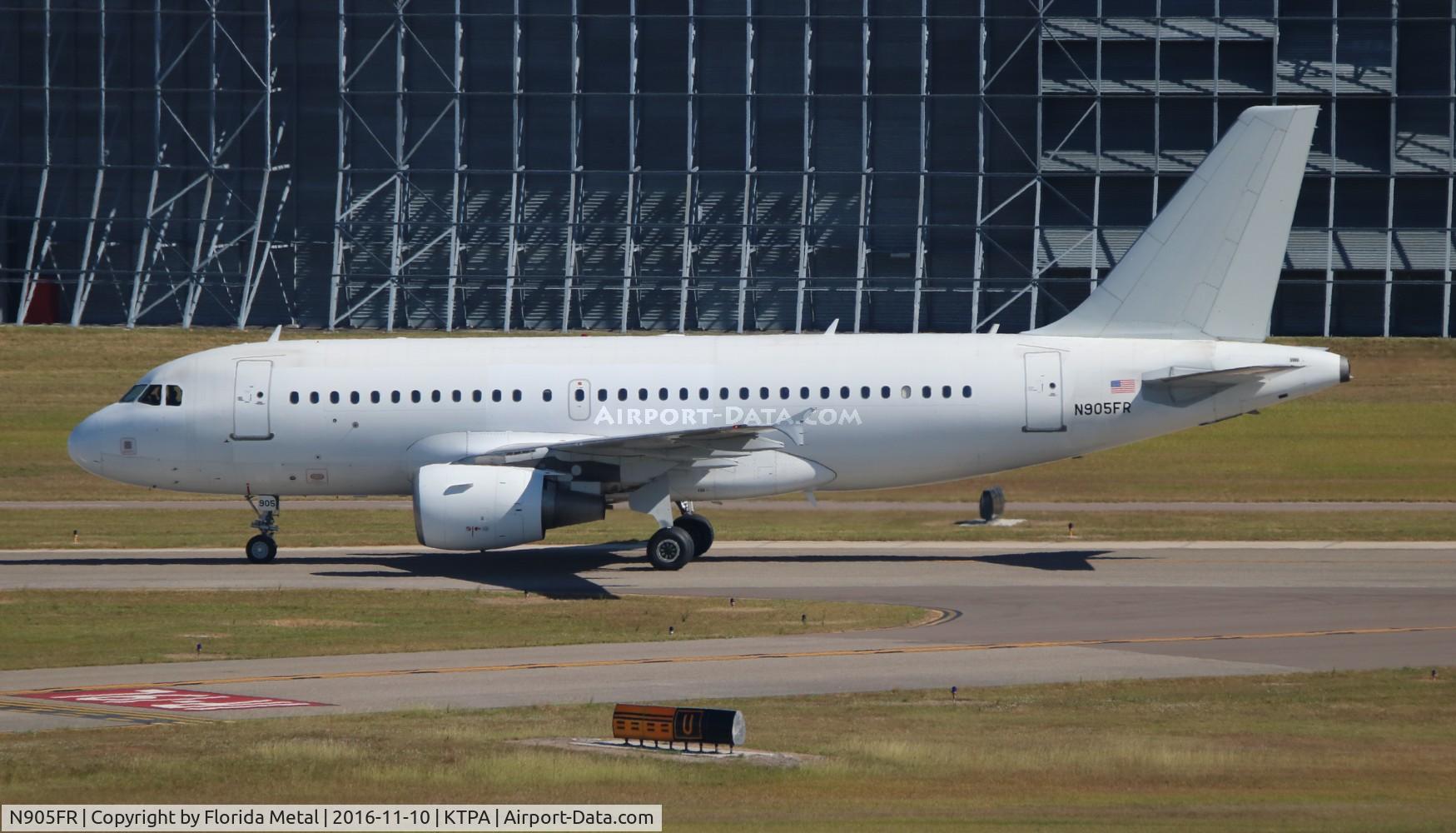 N905FR, 2001 Airbus A319-111 C/N 1583, TPA spotting