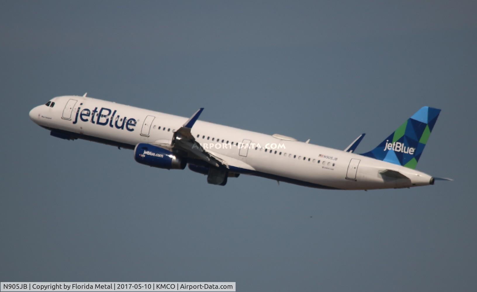 N905JB, 2013 Airbus A321-231 C/N 5854, MCO spotting