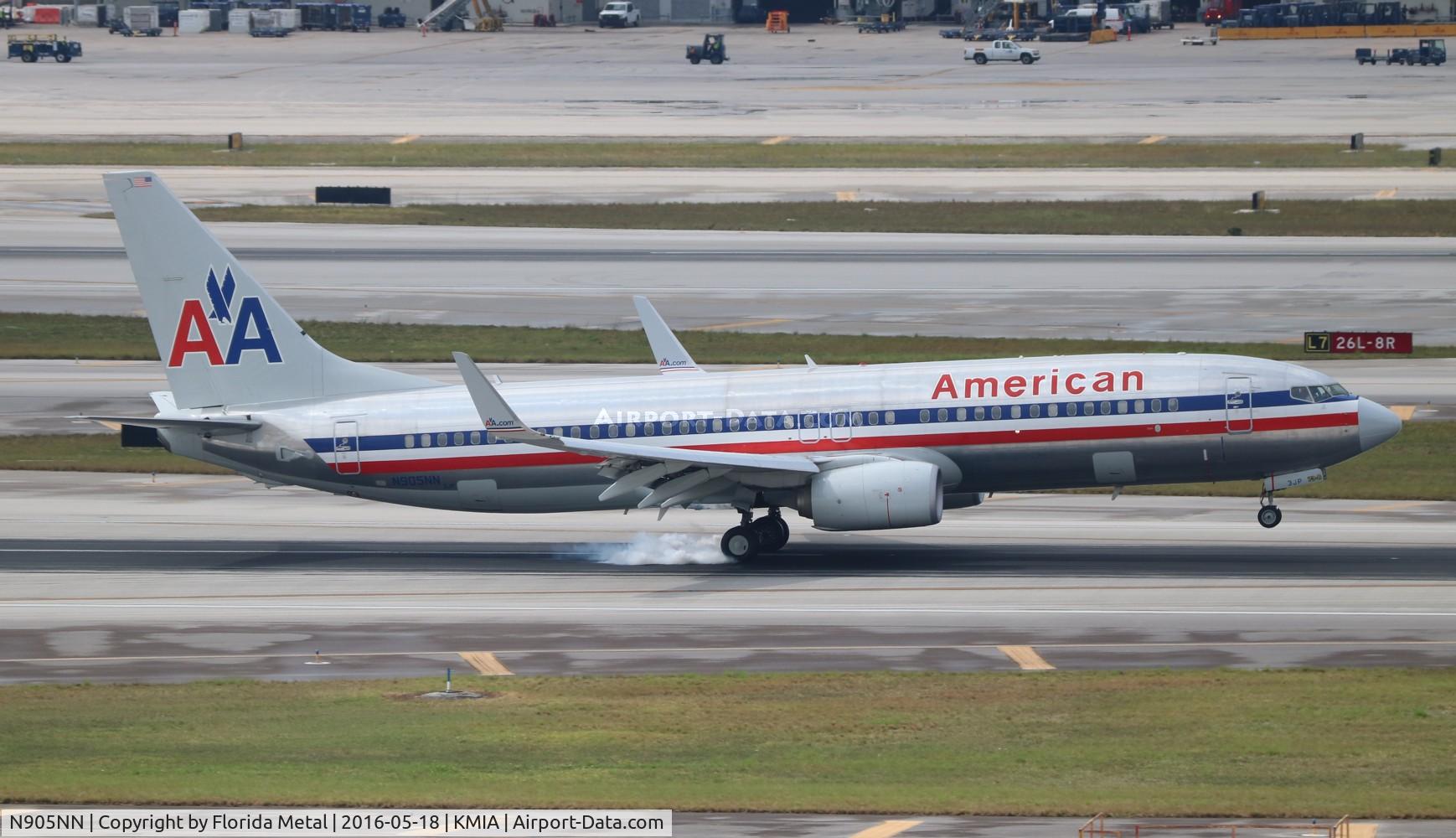 N905NN, 2012 Boeing 737-823 C/N 31156, MIA spotting