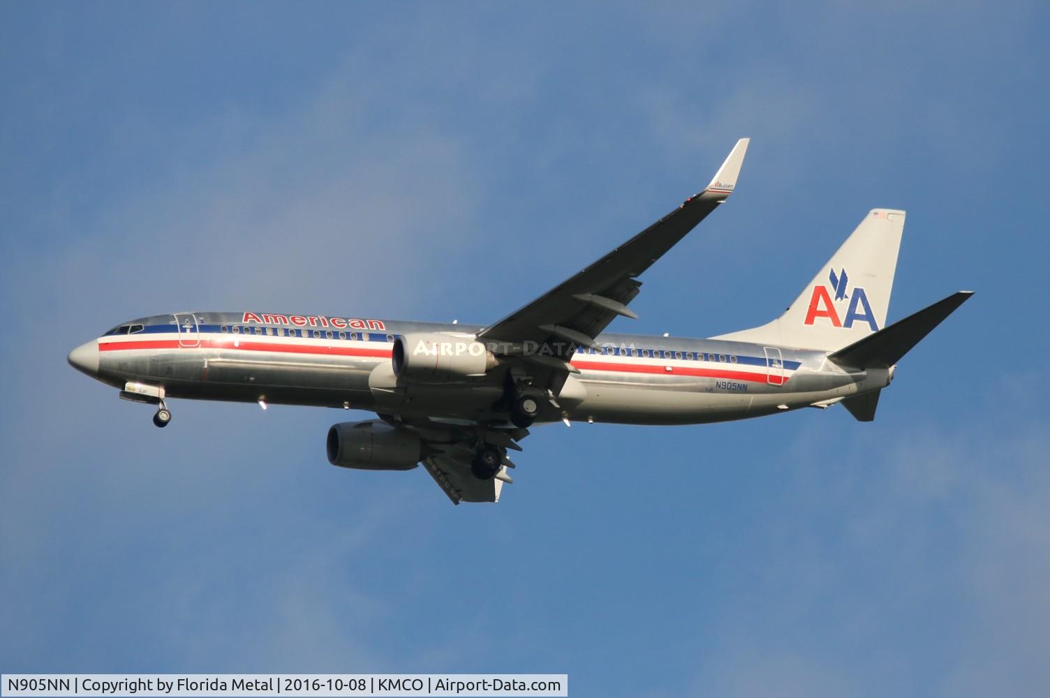 N905NN, 2012 Boeing 737-823 C/N 31156, MCO spotting