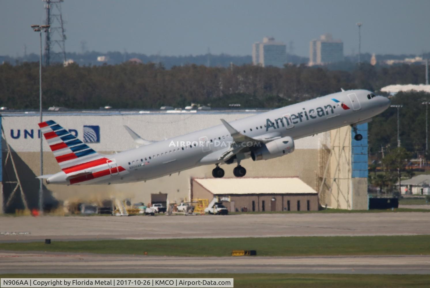 N906AA, 2017 Airbus A321-231 C/N 7651, MCO spotting