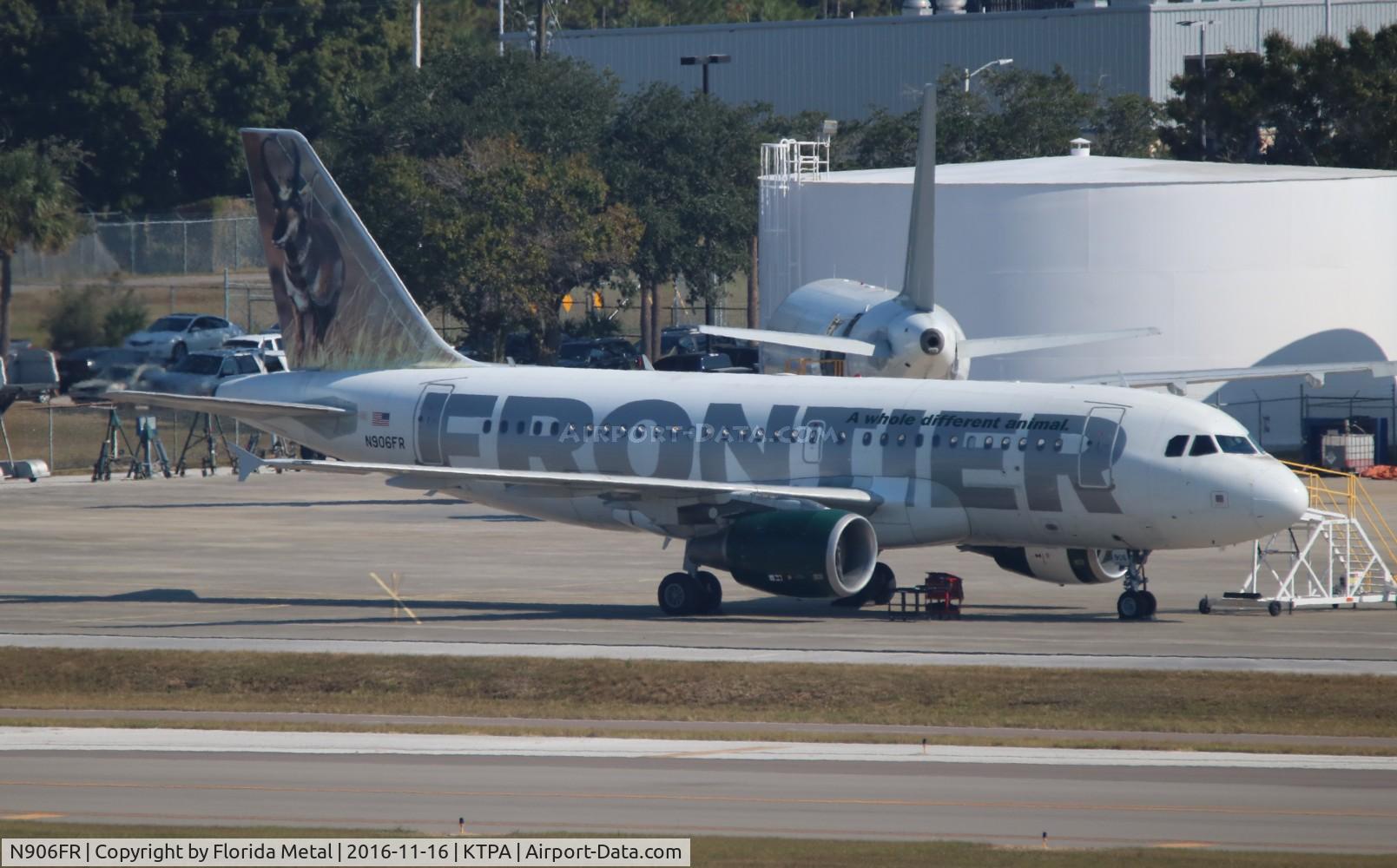 N906FR, 2002 Airbus A319-111 C/N 1684, TPA spotting