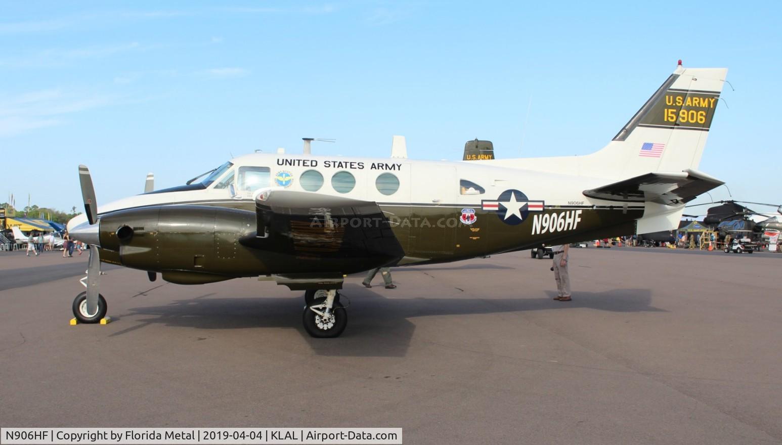 N906HF, 1971 Beech U-21G (A90-1) Ute C/N LM-140, Sun N Fun 2019