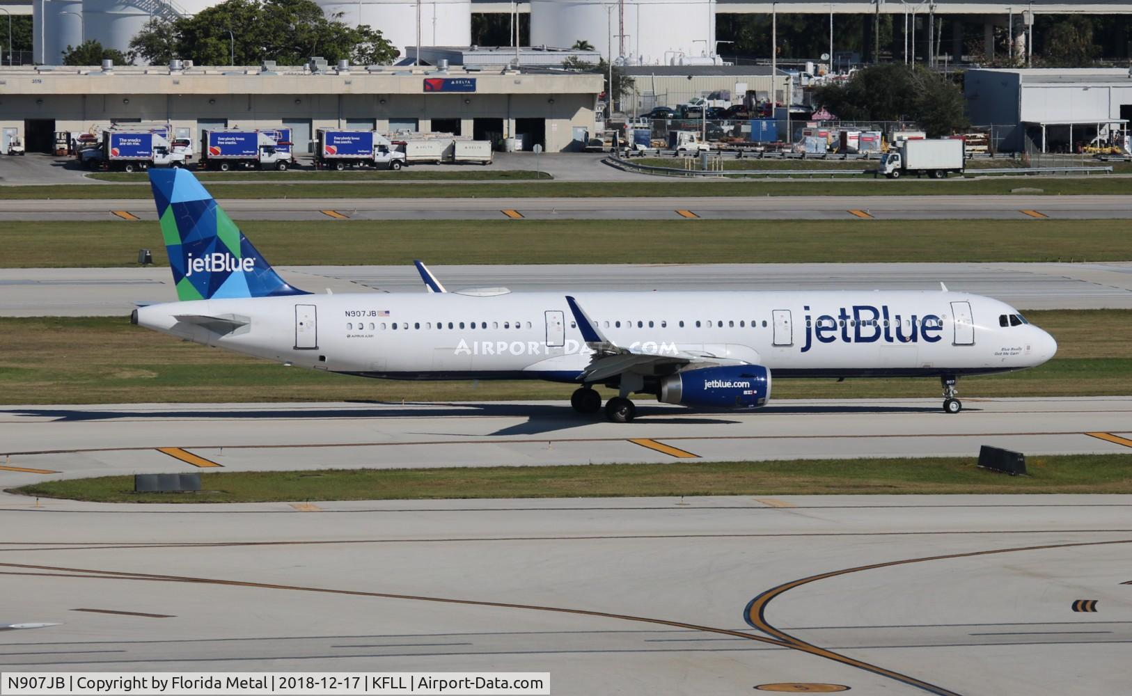 N907JB, 2013 Airbus A321-231 C/N 5865, FLL spotting