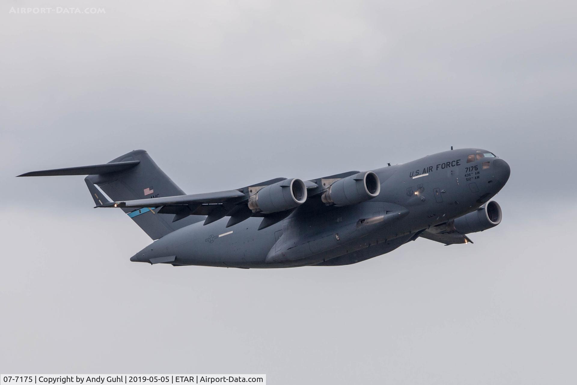 07-7175, 2007 Boeing C-17A Globemaster III C/N 50193/F192/P175, Boeing C-17A Globemaster III