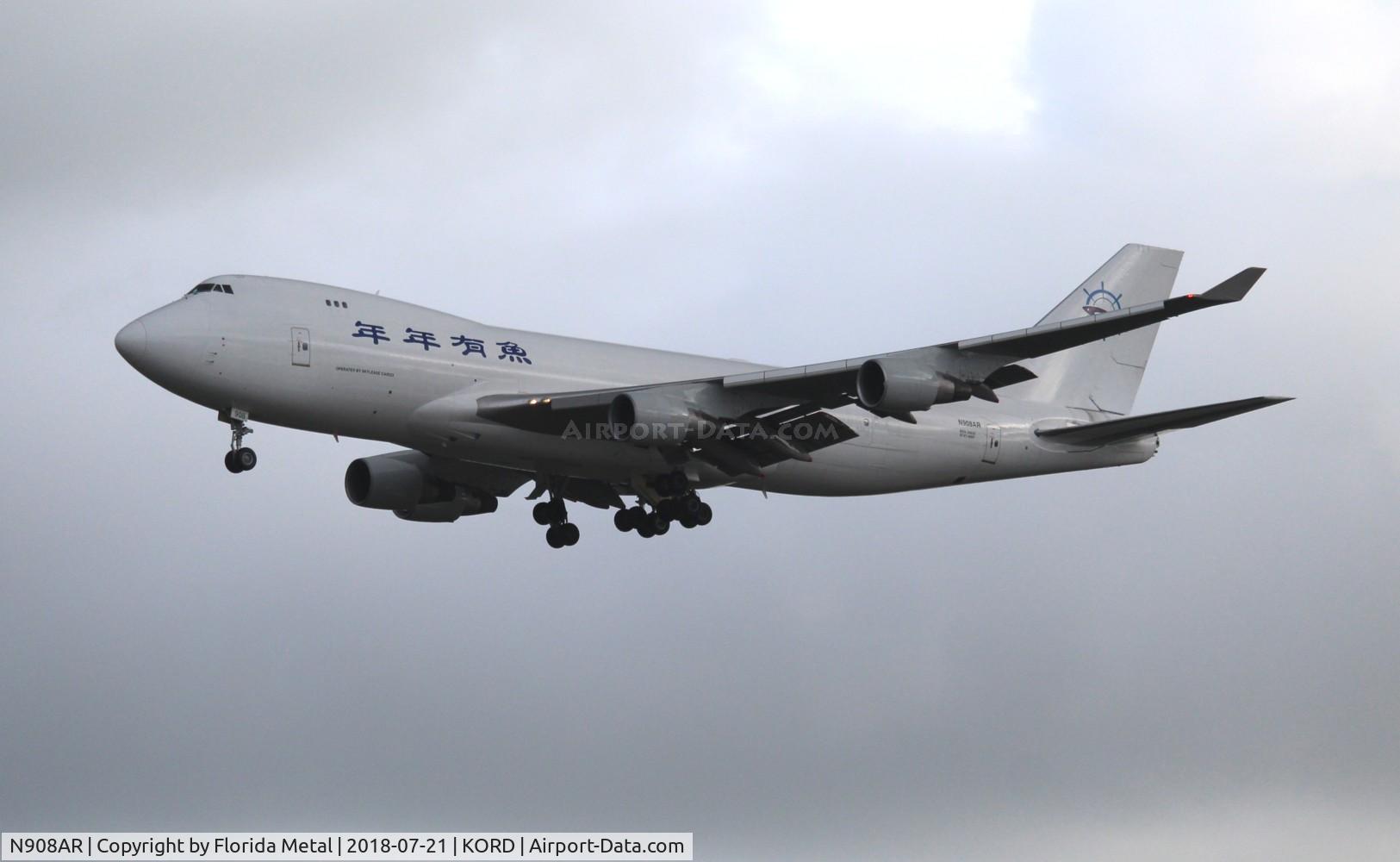 N908AR, 1997 Boeing 747-412F/SCD C/N 28026, ORD spotting