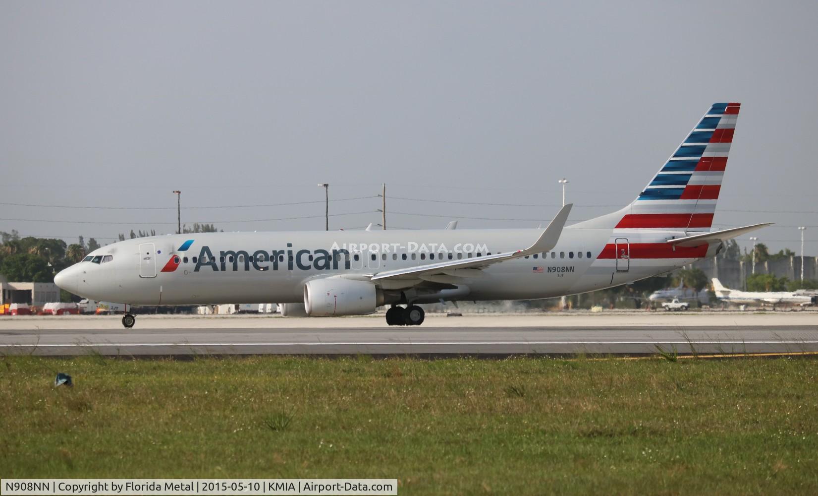 N908NN, 2012 Boeing 737-823 C/N 31157, MIA spotting