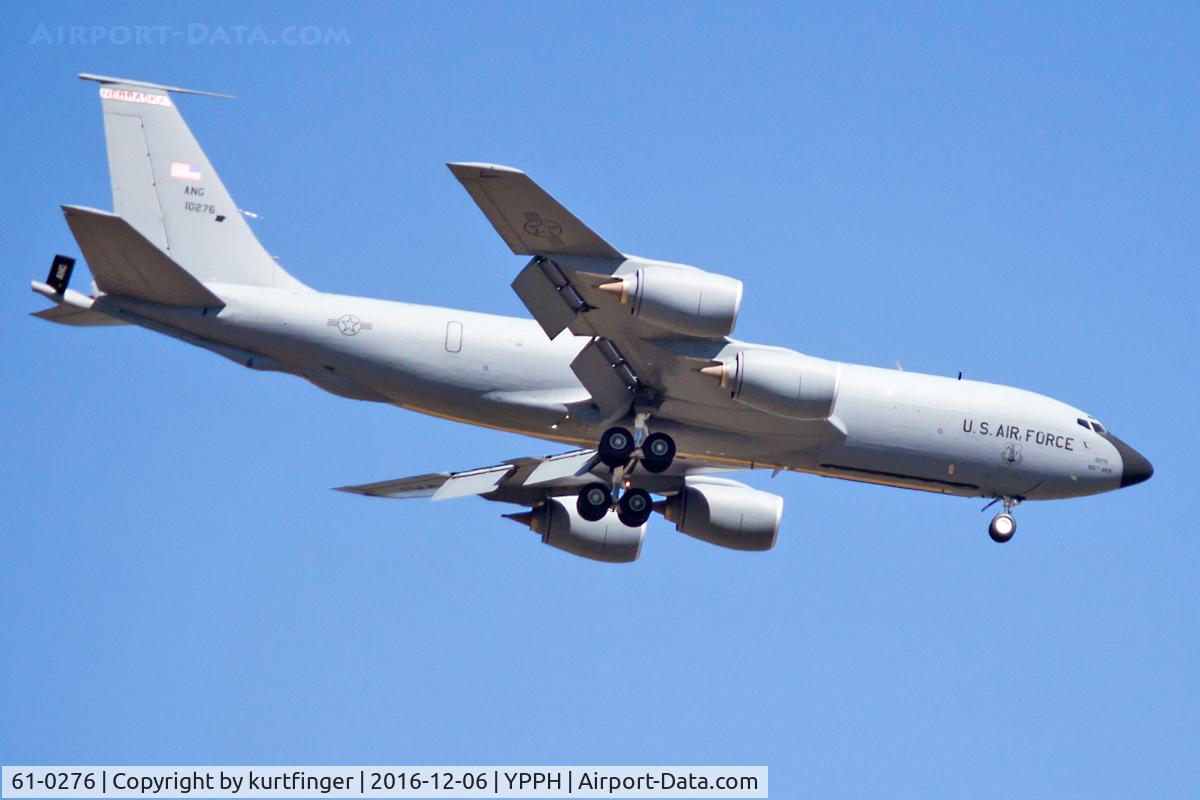 61-0276, 1961 Boeing KC-135R Stratotanker C/N 18183, Boeing KC-135R. USAF 61-0276, Nebraska ANG 155th ARW 160 YPPH 6/12/16.