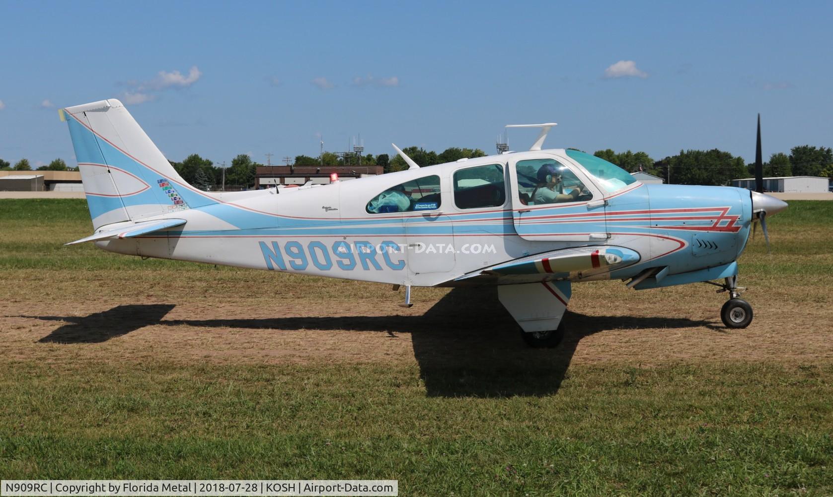 N909RC, 1969 Beech E33C Bonanza C/N CJ-18, Air Venture 2018