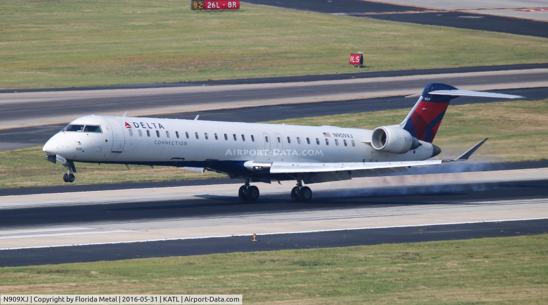 N909XJ, 2007 Bombardier CRJ-900ER (CL-600-2D24) C/N 15141, ATL spotting