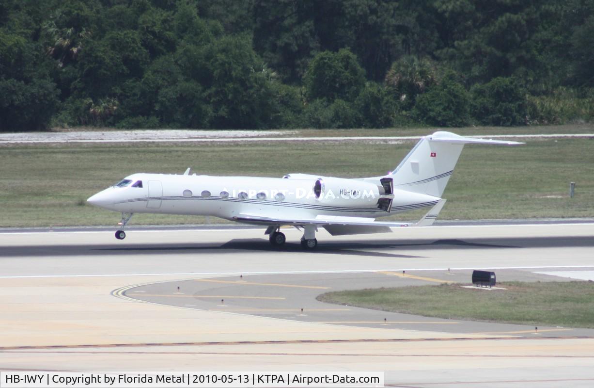 HB-IWY, 1992 Gulfstream Aerospace G-IV C/N 1176, TPA spotting