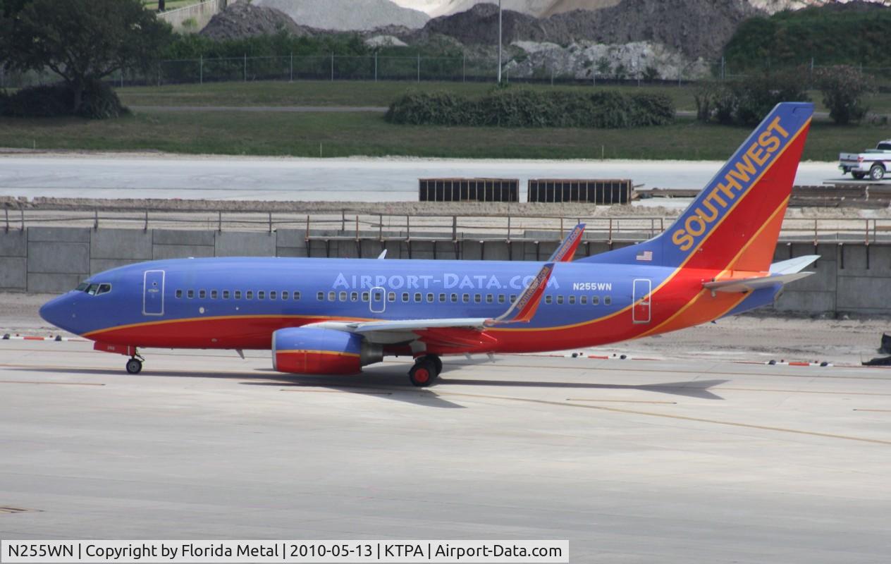 N255WN, 2006 Boeing 737-7H4 C/N 32513, TPA spotting