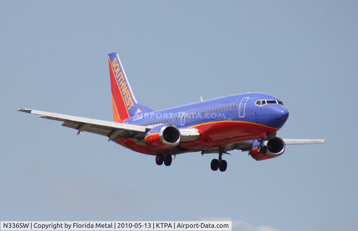 N336SW, 1988 Boeing 737-3H4 C/N 23940, TPA spotting