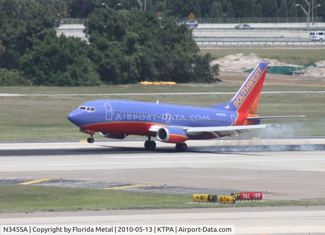 N345SA, 1987 Boeing 737-3K2 C/N 23786, TPA spotting