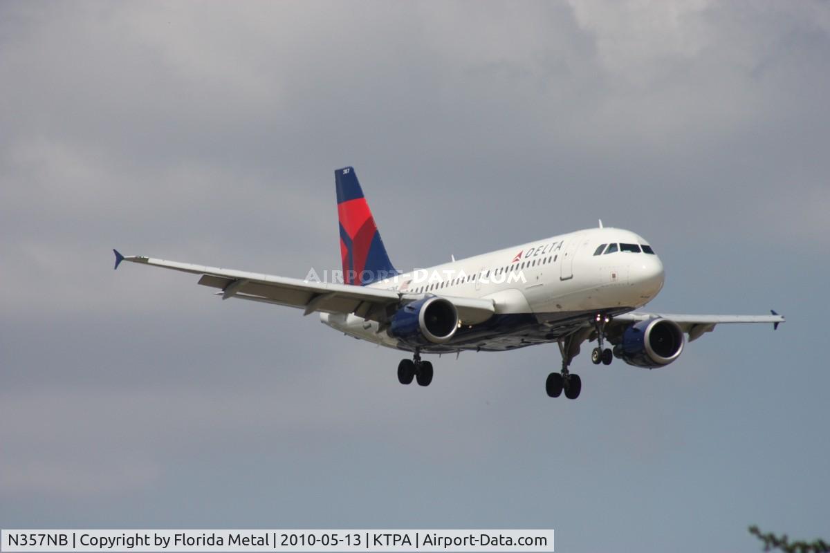 N357NB, 2002 Airbus A319-114 C/N 1875, TPA spotting
